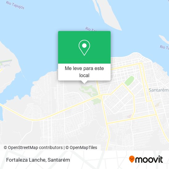 Fortaleza Lanche mapa