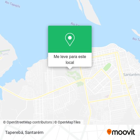 Taperebá mapa