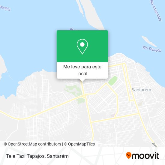 Tele Taxi Tapajos mapa