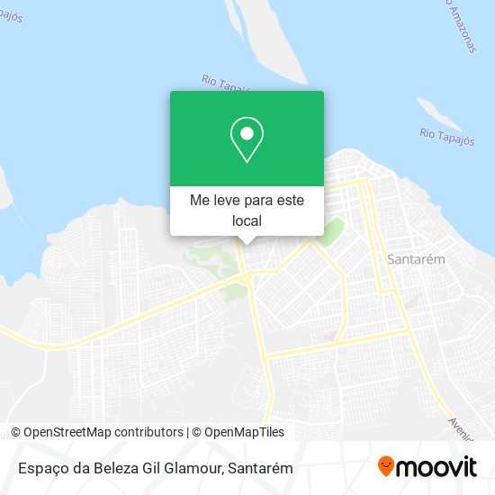 Espaço da Beleza Gil Glamour mapa