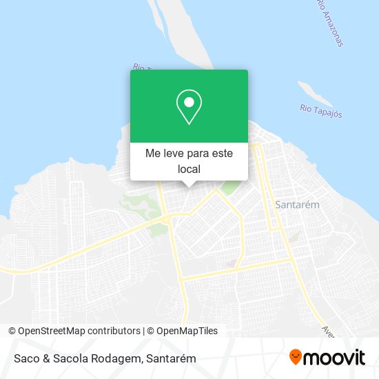 Saco & Sacola Rodagem mapa