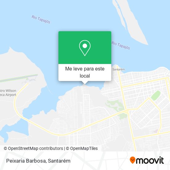 Peixaria Barbosa mapa