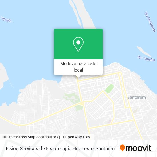 Fisios Servicos de Fisioterapia Hrp Leste mapa