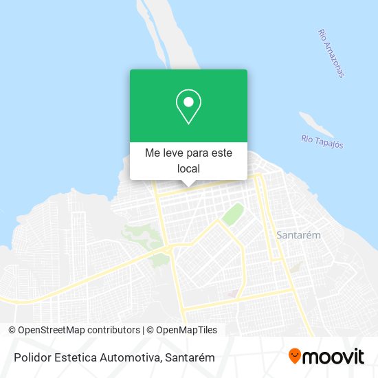 Polidor Estetica Automotiva mapa