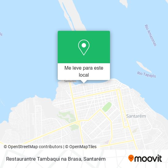 Restaurantre Tambaqui na Brasa mapa