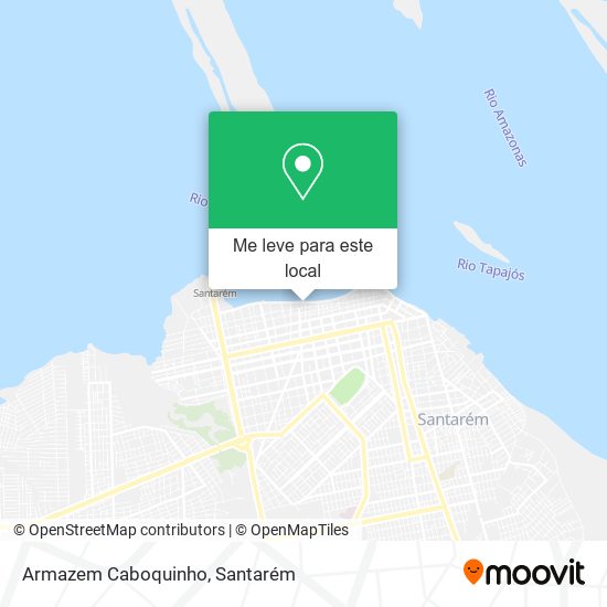 Armazem Caboquinho mapa