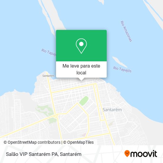 Salão VIP Santarém PA mapa