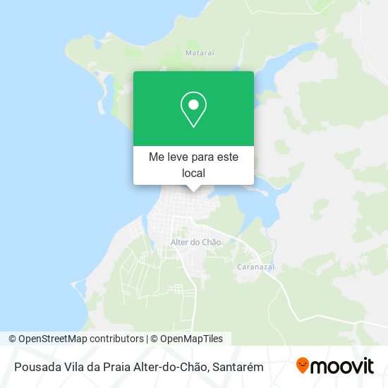 Pousada Vila da Praia Alter-do-Chão mapa