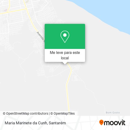 Maria Marinete da Cunh mapa