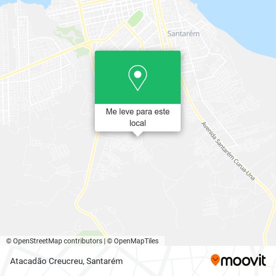 Atacadão Creucreu mapa