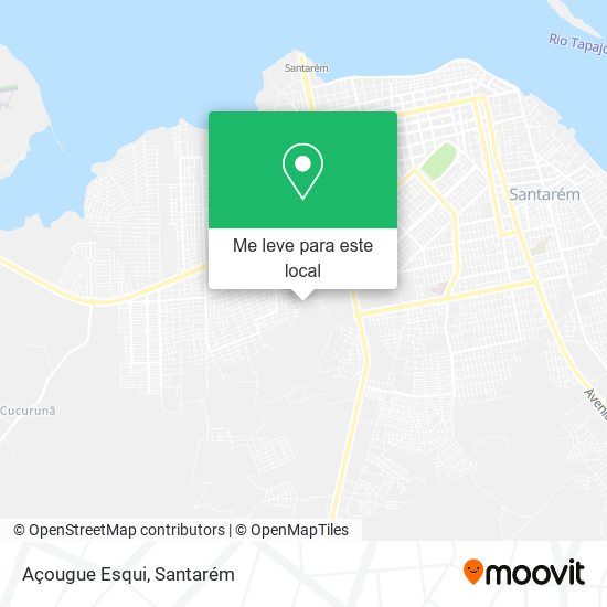 Açougue Esqui mapa