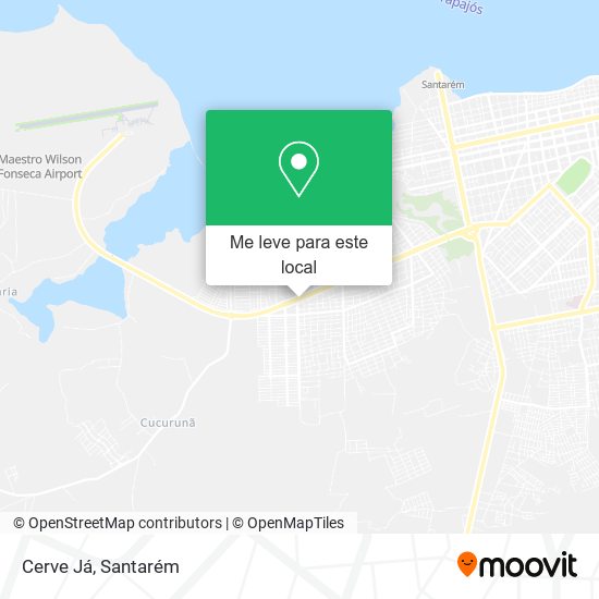 Cerve Já mapa
