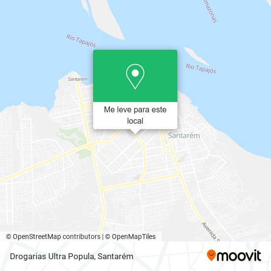 Drogarias Ultra Popula mapa