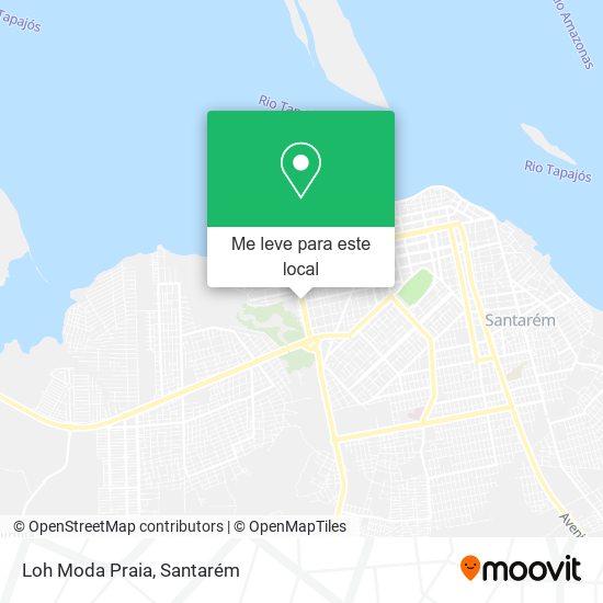 Loh Moda Praia mapa