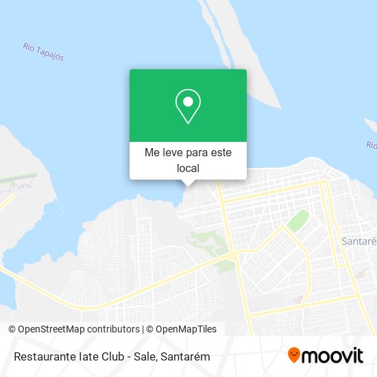 Restaurante Iate Club - Sale mapa