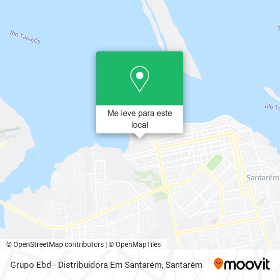 Grupo Ebd - Distribuidora Em Santarém mapa
