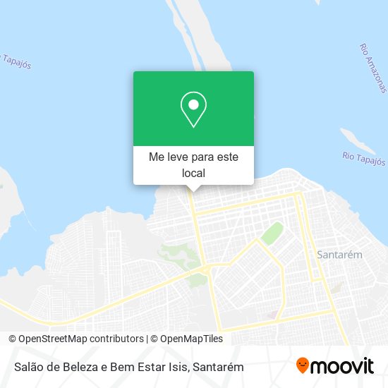 Salão de Beleza e Bem Estar Isis mapa