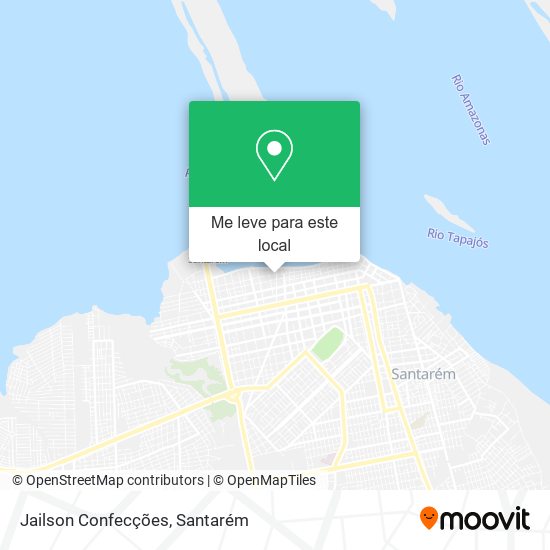 Jailson Confecções mapa