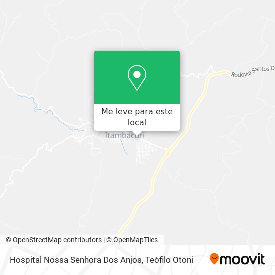 Hospital Nossa Senhora Dos Anjos mapa