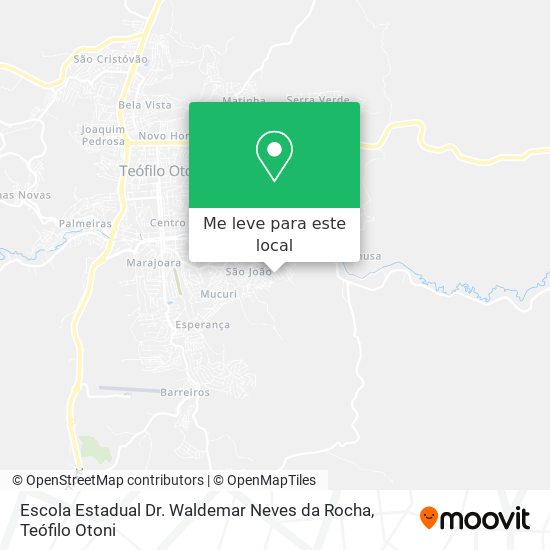 Escola Estadual Dr. Waldemar Neves da Rocha mapa