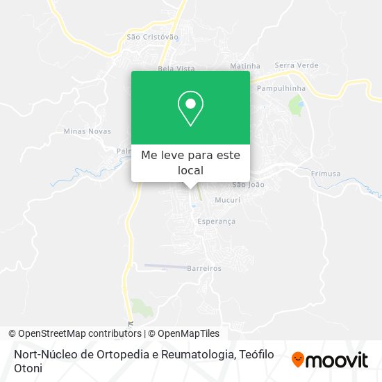 Nort-Núcleo de Ortopedia e Reumatologia mapa
