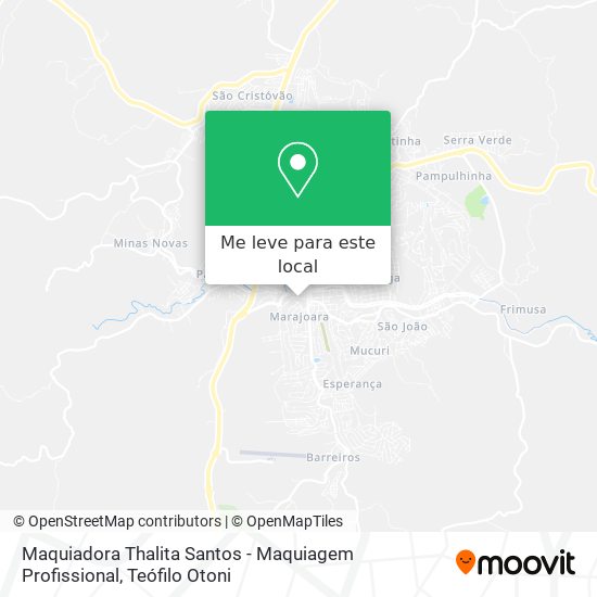 Maquiadora Thalita Santos - Maquiagem Profissional mapa