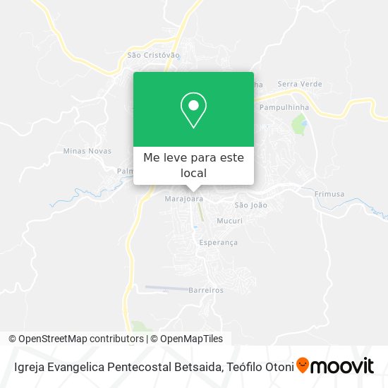 Igreja Evangelica Pentecostal Betsaida mapa