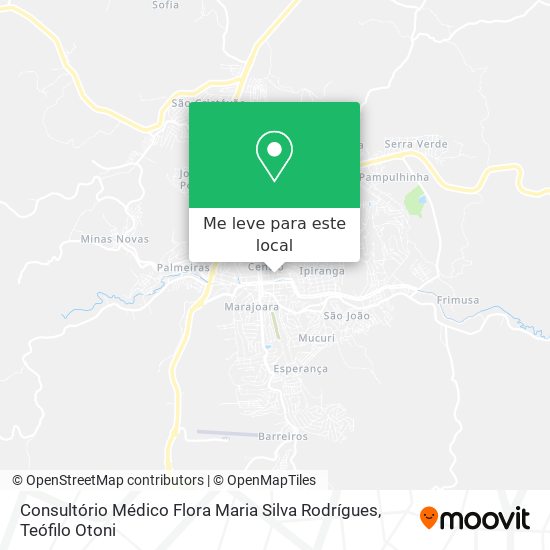 Consultório Médico Flora Maria Silva Rodrígues mapa