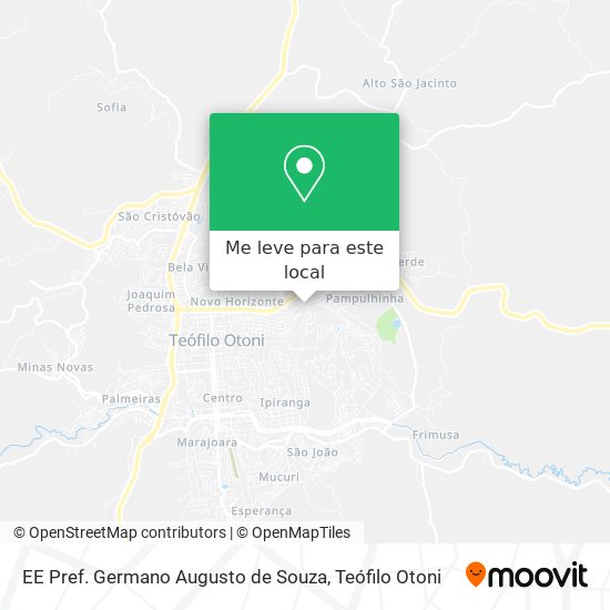 EE Pref. Germano Augusto de Souza mapa