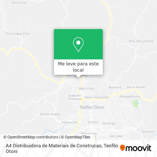 A4 Distribuidora de Materiais de Construcao mapa