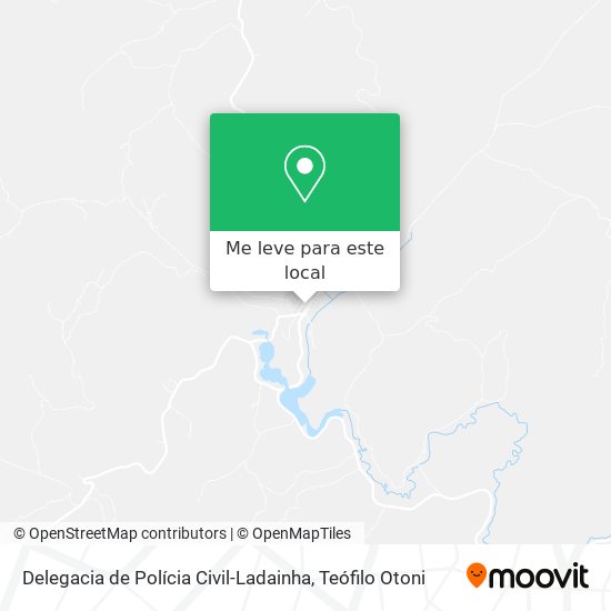 Delegacia de Polícia Civil-Ladainha mapa