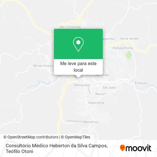 Consultório Médico Heberton da Silva Campos mapa