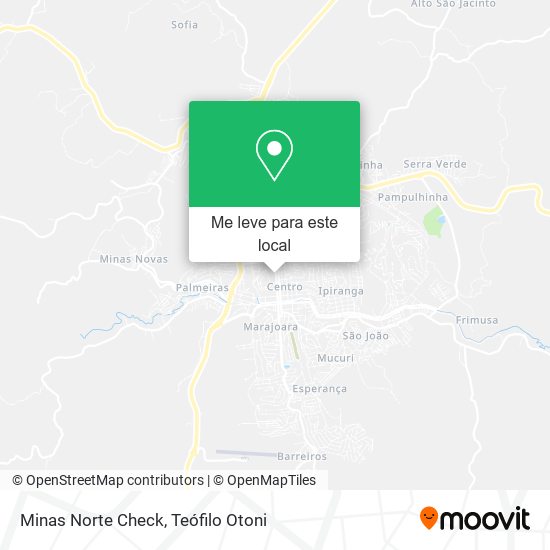 Minas Norte Check mapa