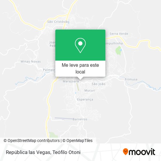 República las Vegas mapa