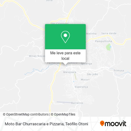 Moto Bar Churrascaria e Pizzaria mapa