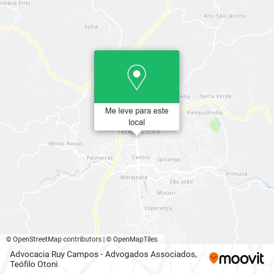 Advocacia Ruy Campos - Advogados Associados mapa