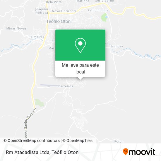 Rm Atacadista Ltda mapa