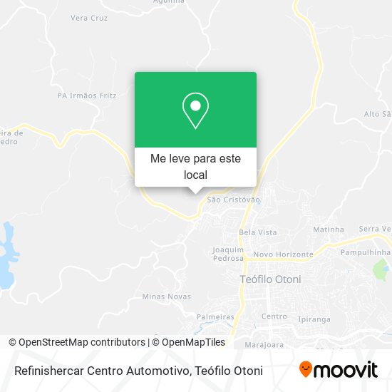Refinishercar Centro Automotivo mapa