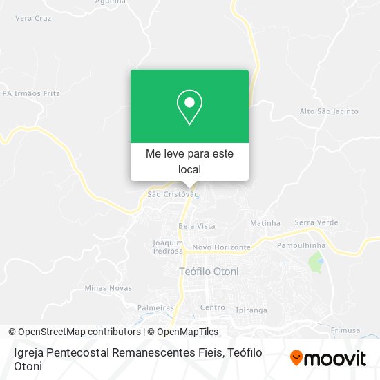 Igreja Pentecostal Remanescentes Fieis mapa