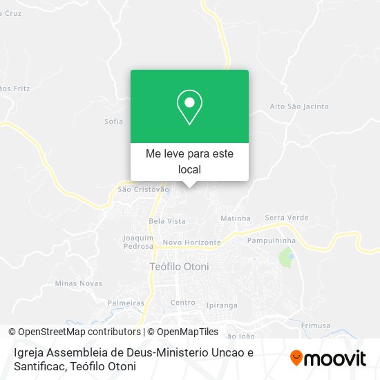 Igreja Assembleia de Deus-Ministerio Uncao e Santificac mapa