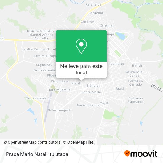 Praça Mario Natal mapa