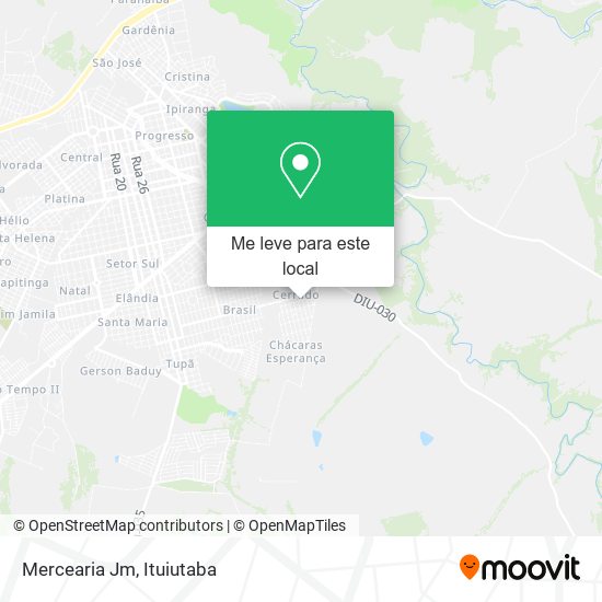 Mercearia Jm mapa