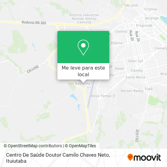 Centro De Saúde Doutor Camilo Chaves Neto mapa