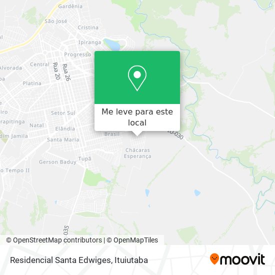 Residencial Santa Edwiges mapa