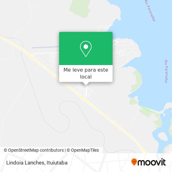 Lindoia Lanches mapa
