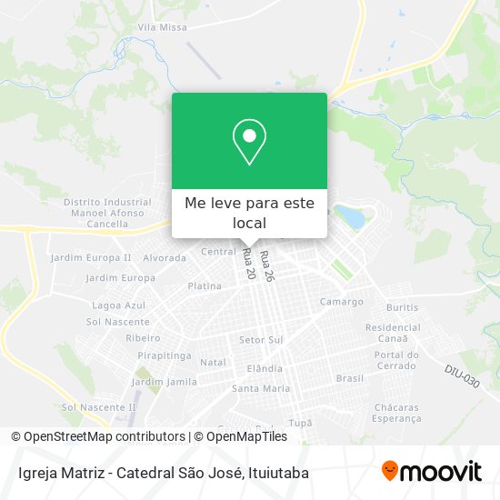 Igreja Matriz - Catedral São José mapa