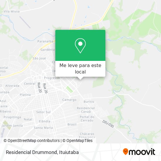 Residencial Drummond mapa