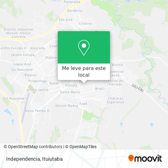 Independencia mapa