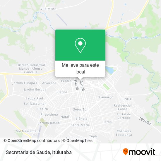 Secretaria de Saude mapa