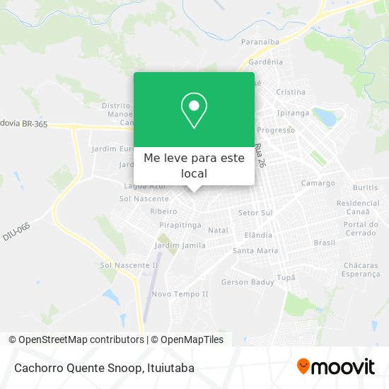 Cachorro Quente Snoop mapa
